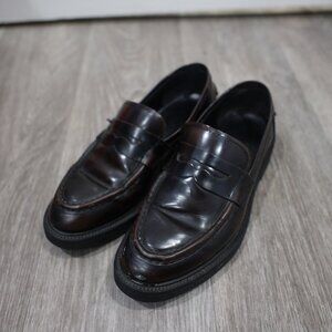 Women's Vagabond Maroon Loafers